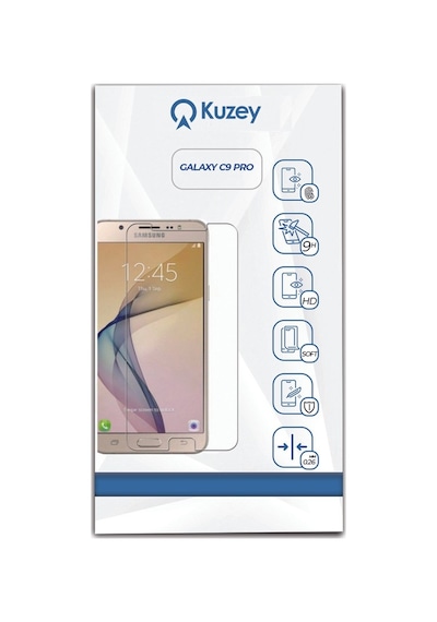 Samsung Uyumlu Galaxy C9 Pro Temperli Ekran Koruyucu Kırılmaz Cam (535111797) 20 Tl Fark Ile Apple  iPhone Hızlı Şarj Kablosu