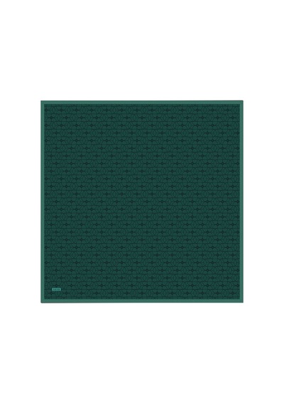 Aker Monogram Desen 2025/2026 Saf İpek Sura Eşarp 9065713 Zümrüt - 352 Zümrüt - 352