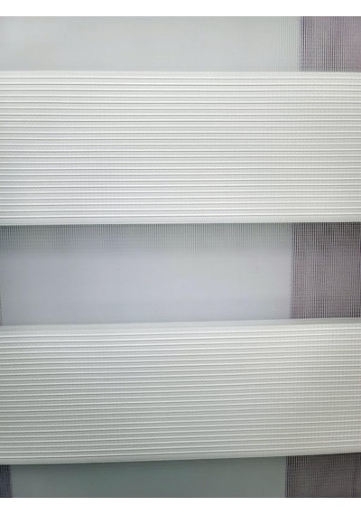 Bbb Mikro Pliseli Stor Zebra Perde Beyaz Mz483