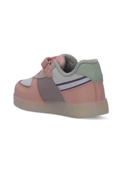 Slazenger PERLE Çocuk Cırt Cırtlı Beyaz / Pembe Sneaker