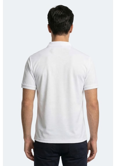 Slazenger Katına Erkek Polo Yaka Beyaz Tişört