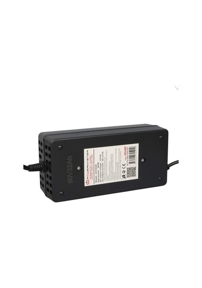 Powermaster 60v 32a Elektrikli Motor Bisiklet Şarj Cihazı Aleti Adaptörü Fanlı T-tipi T Kafalı 60
