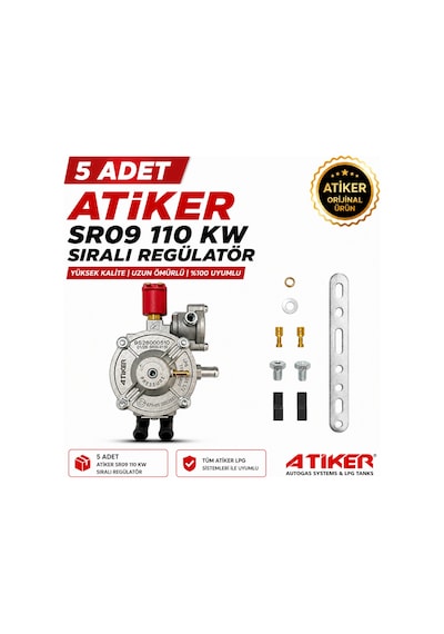 Atiker Sr09 110 Kw Sıralı Regulatör 5 Adet