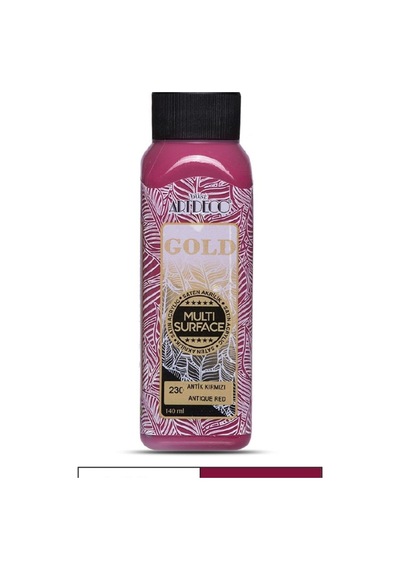 Gold Multi-surface Akrilik Boya 140ml Antik Kırmızı 230 No Color
