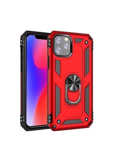 Apple Uyumlu iPhone 11 Pro Max Kılıf Zore Vega Kapak Kırmızı