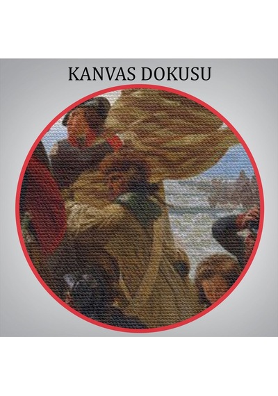 Es10 Dekoratif Baskı Dini Tablo Kanvas Tablo (95 x 165)