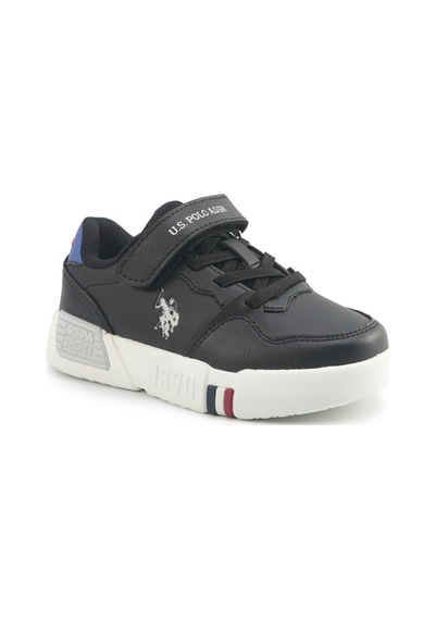 U.s. Polo Assn. Uttes Jr 5pr Siyah Erkek Çocuk Sneaker Siyah-mavı-