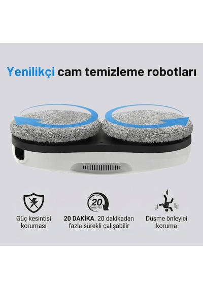 NEUTRON Akıllı Otomatik Cam Temizleme Robotu, Yüksek Tutuş Gücüne Sahip Cam Temizleme Robotu