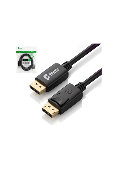Feny Fn-ds4k10 Displayport V1.2 M-m 4k 60hz 2k 165hz Altın Kaplama 5m Kablo