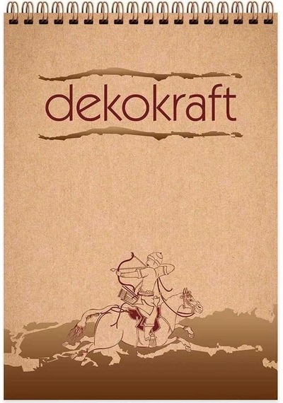 Keskin Color Bloknot A4 Dekokraft Spiralli 100 Yaprak Kareli