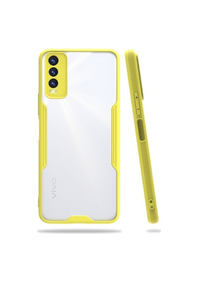 Vivo Y20 Kapak Colorful Kamera Korumalı Silikon Kılıf