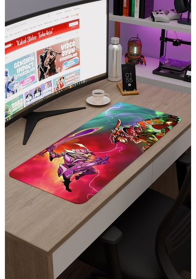 Terraria Kaymaz Dikişli Kauçuk Oyuncu Mousepad V5 - 70x30 Xl Gaming Mouse Pad Fare Altlığı