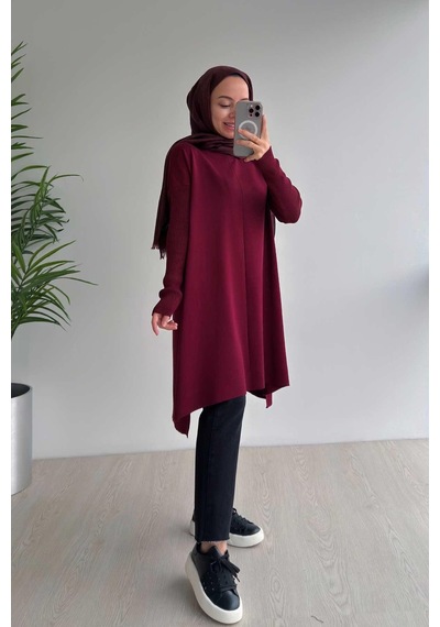 Kahijab Mira Merserize Tunik - Bordo
