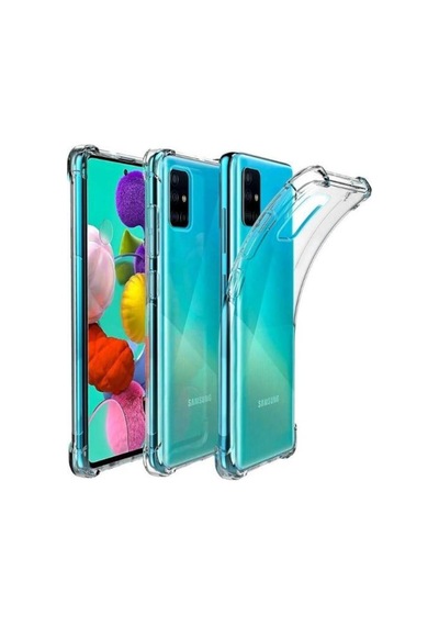Samsung Uyumlu Galaxy A51 Köseleri Airbagli Anti Sok Seffaf Kilif 401774300
