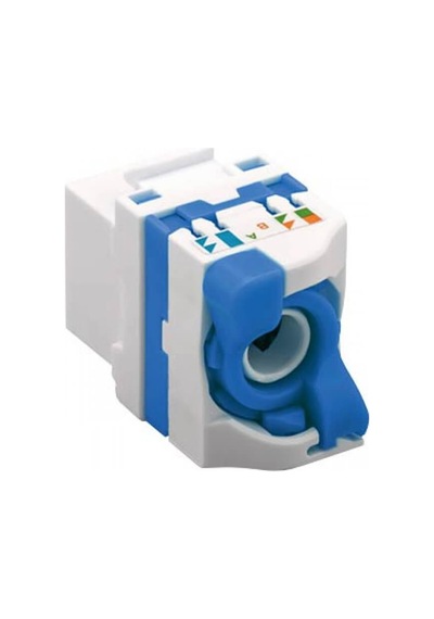 Cat6 Utp Keystone Jack 180 Derece Çevirmeli Tip - 1 Adet