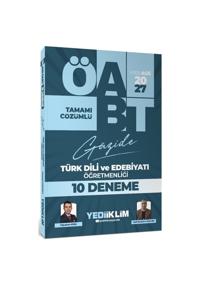 Yediiklim 2027 Meb Ags Öabt Güzide Türk Dil Ve Edebiyatı Öğretmenliği Tamamı Çözümlü 10 Deneme-169989