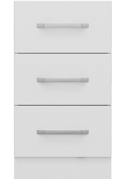 Minar Mutfak Alt Modül 3ç Nray 45cm Dolap Beyaz - B1