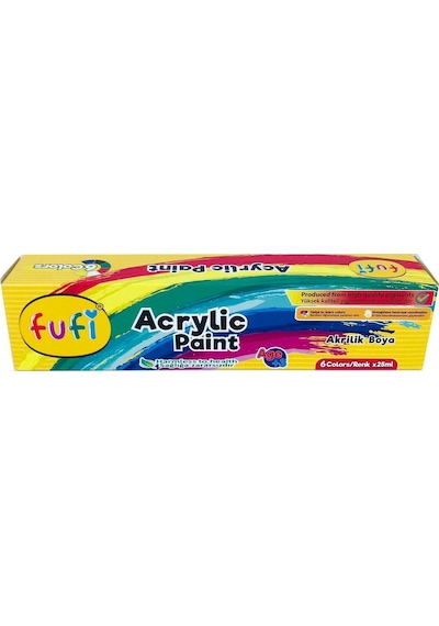 Fufi Akrilik Boya 6 Renk Fufi-0101