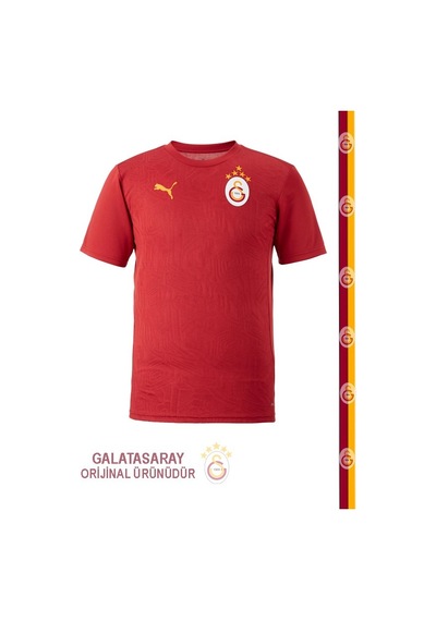 Galatasaray Kırmızı Puma A Takım Antrenman 5 Yıldız T-shirt Kırmızı