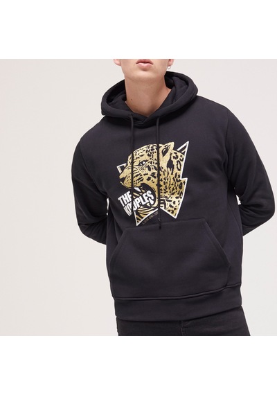 The Kooples Erkek Baskılı Siyah Sweatshırt