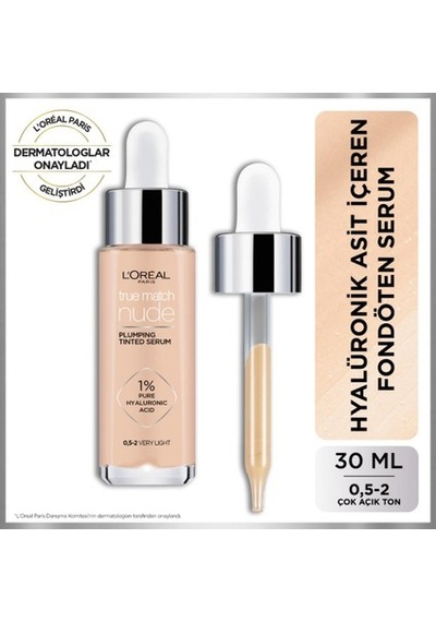 L'oreal True Match Nude Serum Fondöten - 3 4 Light Medium