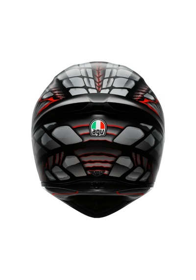Agv K1 S Lyzard Matt - Black / Grey / Red - S Diğer