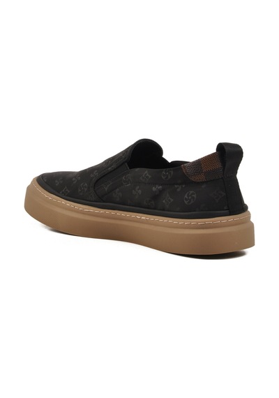 Guja Siyah Hafif Slip-on Erkek Casual Ayakkabı 25y501-6 M Siyah