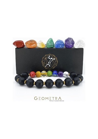 Premium Kristal & Mineral Çakra Seti Premium Kristal & Mineral Çakra Seti