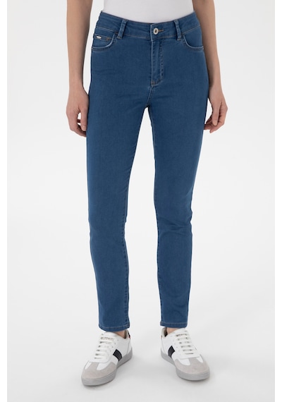 U.S. Polo Assn. Kadın Mavi Jean Toothpick Fit Pantolon 50307822-DN0022