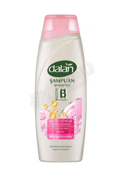 3 Adet Dalan Güçlü Ve Parlak Bitkisel Keratin Şampuan 450 Ml