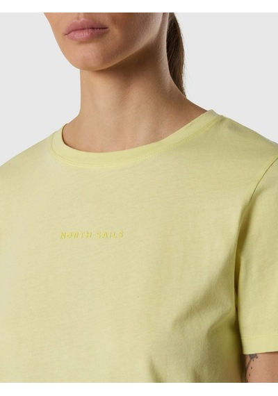 North Sails Kısa Kollu Kadın T-shirt-33526 Sarı North Sails Kısa Kollu Kadın T-shirt-33526 Sarı