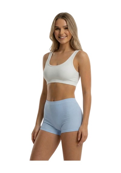 Sensu Kadın Üçlü Fitilli Modal Şort Model-2 Model-2