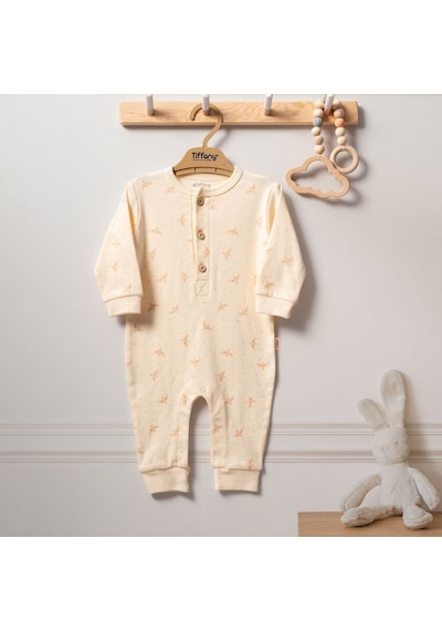 Tiffany Baby & Kids Tiffany Baby Organik Bird Theme Tulum 2424004 Ekru