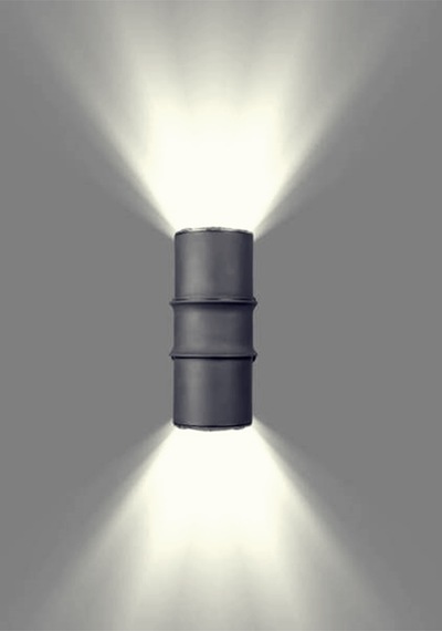Çiftli Çağlayan Aplik Ip54 Dış Mekan Zita Gün Işığı Bahçe Aydınlatma Duvar Apliği + 2 Led Ampul Diğer