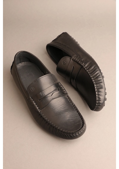 Gondol Erkek Hakiki Deri Klasik Loafer Lacivert 41 Ttx.294 Çok Renkli