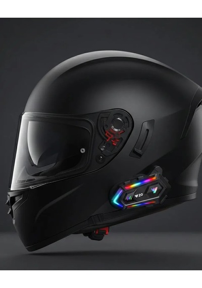 Yeni Nesil Bluetooth 5. 3 Motosiklet Intercom Rgb Işıklı 1000m Mesafeli