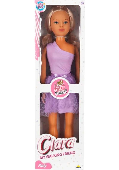 Yürüyüş Arkadaşım Clara Party 80 Cm - Mor Elbiseli