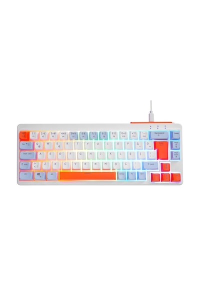 Acer Emachines, Eak810, Beyaz, Usb Kablolu, Rainbow Backlight, Membran Renkli Tuşlar, Türkçe Q, 68 T
