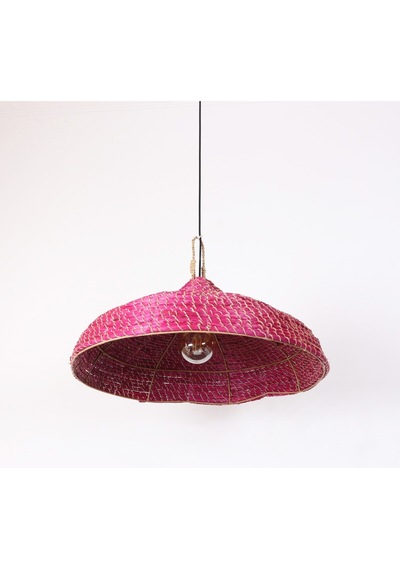 Mendong Berry Aydınlatma 60x25 Cm Pembe