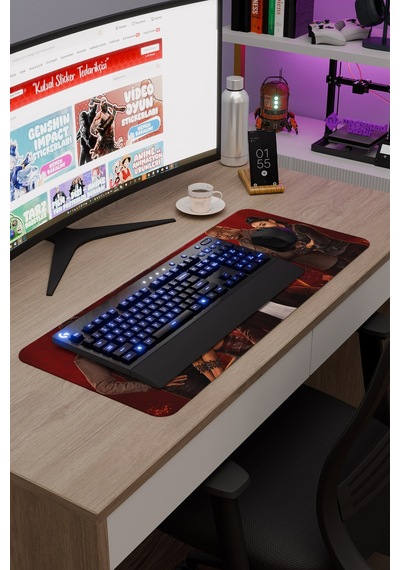 Lucifer V2 70x30 Xl Gaming Kauçuk Kaymaz Taban Mouse Pad Fare Altlığı