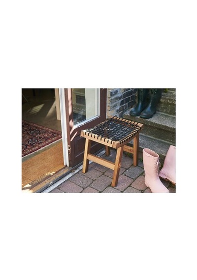 Ikea Stackholmen Bahçe Taburesi, Açık Kahverengi, 48x35x43 Cm