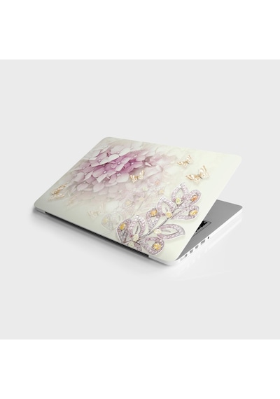 Laptop Sticker Bilgisayar Notebook Pc Kaplama Etiketi Kelebek Çiç (546584043)