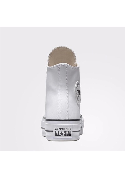 Converse Chuck Taylor All Star Leather Platform Beyaz Sneaker 561676c-102 Siyah