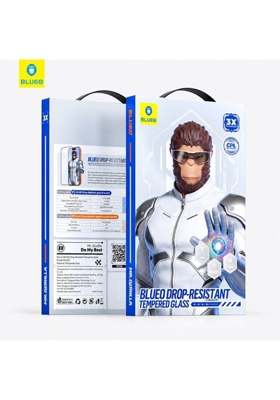 Özel Seri Blueo Apple iPhone Uyumlu Duo Drop-resıstant Tempered Glass Cam Koruma Mobil Aksesuar Telefon Camı