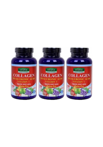 Vitapol Collagen Hyaluronic Acid Vitamin C 3X200 Tablet