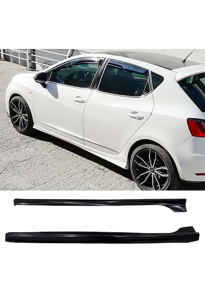 Seat İbiza Mk4 4kapı Cupra Yan Marşpiyel Seti Mat Siyah Plastik 2 Adet 2008-2017