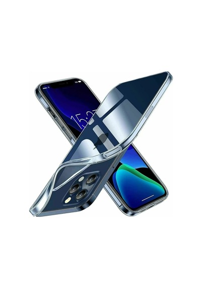 Apple Uyumlu iPhone 15 Pro Uyumlu Kılıf Lüx Şeffaf Silikon