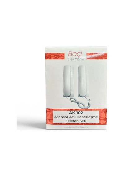 Boçi Ak 102 Asansör Ikili Telefon Seti N11.1289