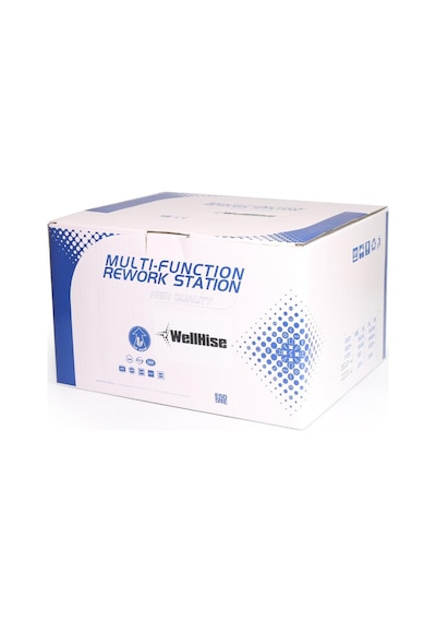 Wellhise Wh 862d+ Hayva İstasyonu Sıcak Hava Üflemeli Havya İstasyonu