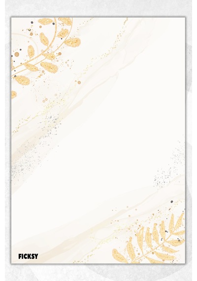 A5 Çiçek Bloknot Çizgisiz Defter - 50 Yaprak - Memopad - Notepad - Not Defteri - Not Kağıdı - 2907 Çok Renkli